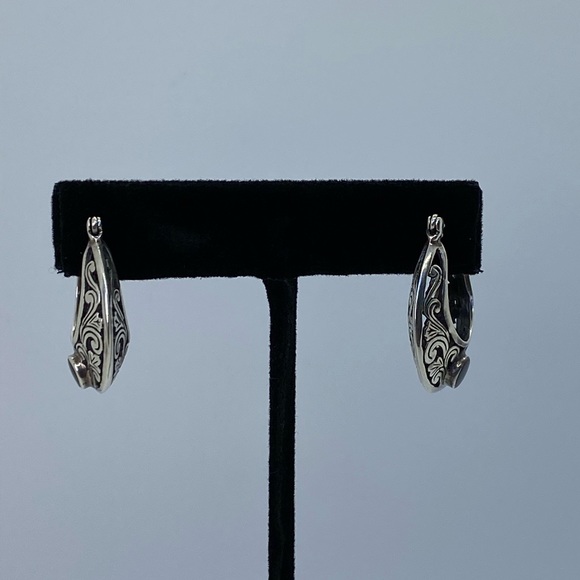 925 silver antique basket earrings✨ - Picture 2 of 8